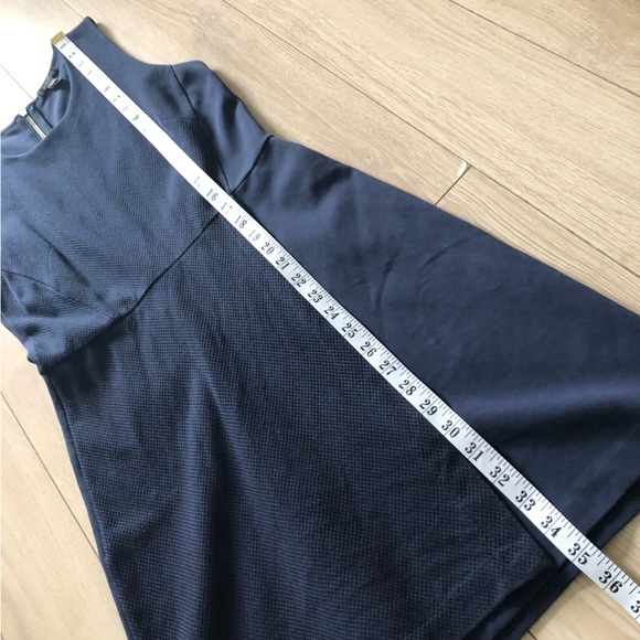 J. Crew Textured Wrap Mini Dress in Navy Size 4 - Picture 7 of 10